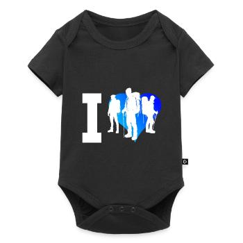 Grimpeurs Hommes Escalade Bloc Femmes - Body à manches courtes Premium Bébé - noir - Devant