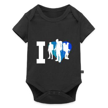Grimpeur Escalade Hommes Bloc - Body à manches courtes Premium Bébé - noir - Devant