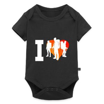 Grimpeurs Escalade Bloc Bloc Hommes - Body à manches courtes Premium Bébé - noir - Devant