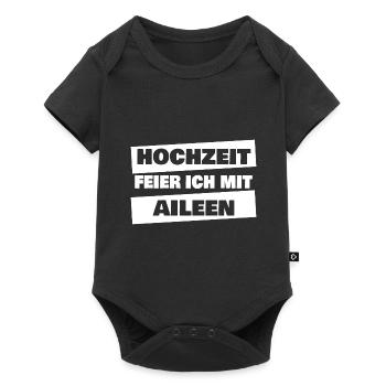 Cadeau pour Aileen - Body à manches courtes Premium Bébé - noir - Devant