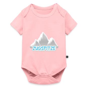 Mount Zugspitze - Baby Premium short-sleeve bodysuit - rose - Front