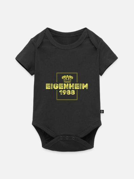 1988 - Baby Premium Kurzarmbody - Schwarz
