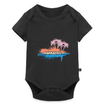 Cadeau pour la Barbade - Body à manches courtes Premium Bébé - noir - Devant