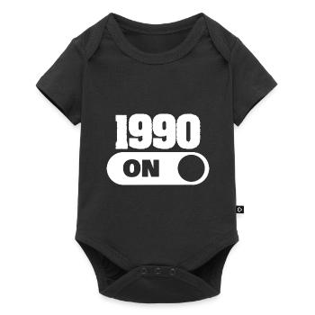 1990 - Baby Premium short-sleeve bodysuit - black - Front
