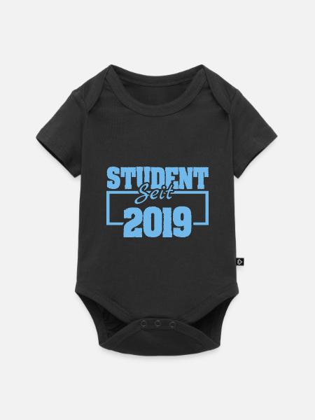 2019 - Baby Premium Kurzarmbody - Schwarz