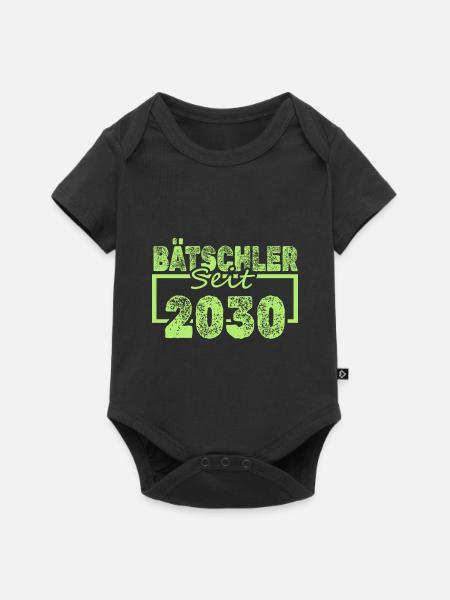 2030 - Baby Premium Kurzarmbody - Schwarz