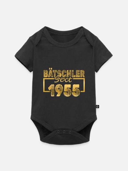 Alleinstehend 1955 - Baby Premium Kurzarmbody - Schwarz