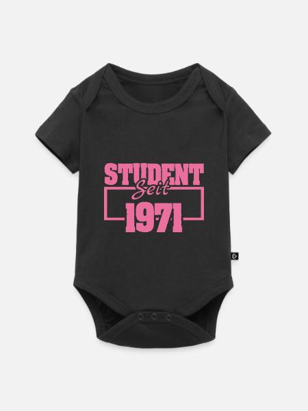 1971 1971 - Baby Premium Kurzarmbody - Schwarz