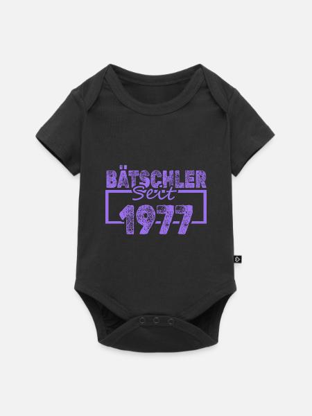 Alleinstehend 1977 - Baby Premium Kurzarmbody - Schwarz
