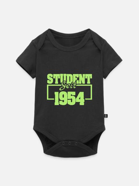 1954 1954 - Baby Premium Kurzarmbody - Schwarz