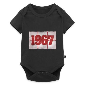 Born in 1967 - Baby Premium short-sleeve bodysuit - black - Front