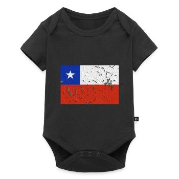 Chile - Baby Premium Kurzarmbody - Schwarz - Vorne