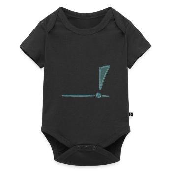 exclamation mark - Baby Premium short-sleeve bodysuit - black - Front