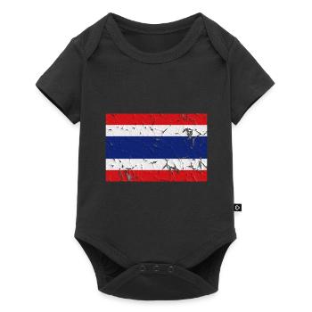 Thailand - Baby Premium short-sleeve bodysuit - black - Front