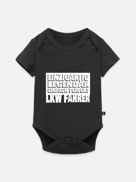 LKW Fahrer - Baby Premium Kurzarmbody - Schwarz