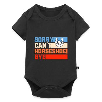 Horseshoe Throwing Game Horseshoe Throwing Horseshoe Throwing - Baby Premium short-sleeve bodysuit - black - Front