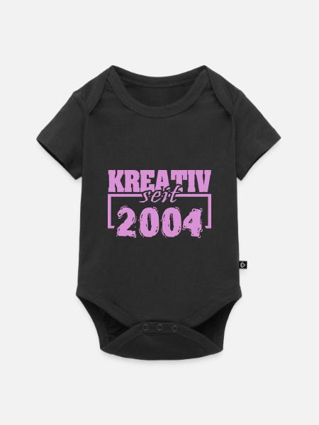 Kreativ 2004 - Baby Premium Kurzarmbody - Schwarz
