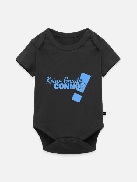 Lustig Connor - Baby Premium Kurzarmbody - Schwarz
