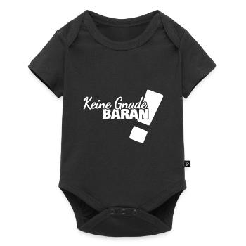 Lustig Baran - Baby Premium Kurzarmbody - Schwarz - Vorne