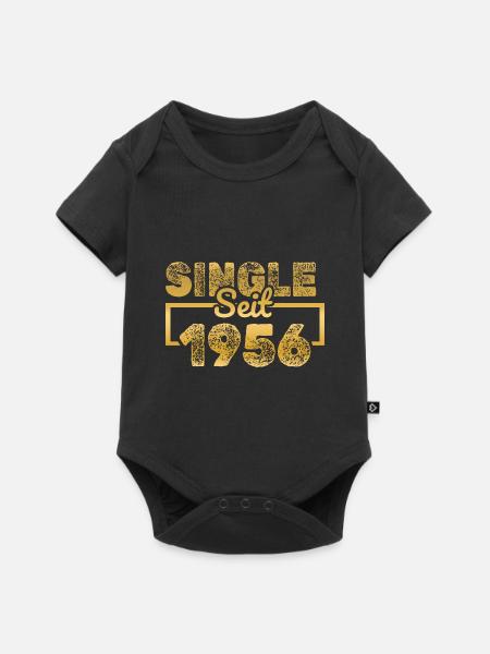 1956 1956 - Baby Premium Kurzarmbody - Schwarz