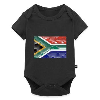 Afrique du Sud Afrique du Sud - Body à manches courtes Premium Bébé - noir - Devant