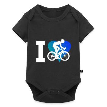 Vélo de route Hommes Vélo de route Vélo de route femme - Body à manches courtes Premium Bébé - noir - Devant