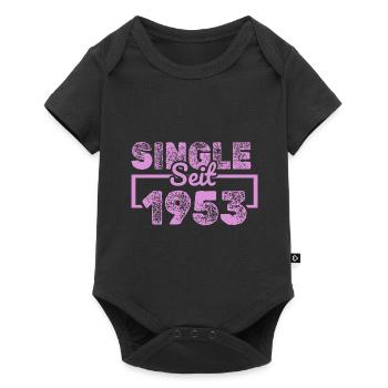 Single 1953 - Baby Premium Kurzarmbody - Schwarz - Vorne