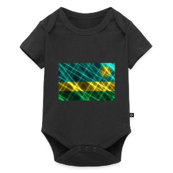 Rwanda comme Rwanda - Body à manches courtes Premium Bébé - noir - Devant