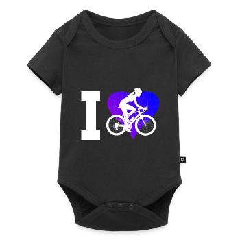 Vélo Cyclisme Vélo VTT Homme - Body à manches courtes Premium Bébé - noir - Devant