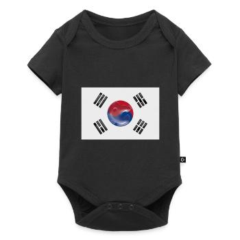 Corée du Sud - Body à manches courtes Premium Bébé - noir - Devant