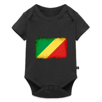 Republic of the Congo - Baby Premium short-sleeve bodysuit - black - Front