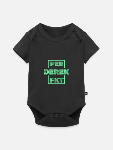 Derek Derek - Baby Premium Kurzarmbody - Schwarz
