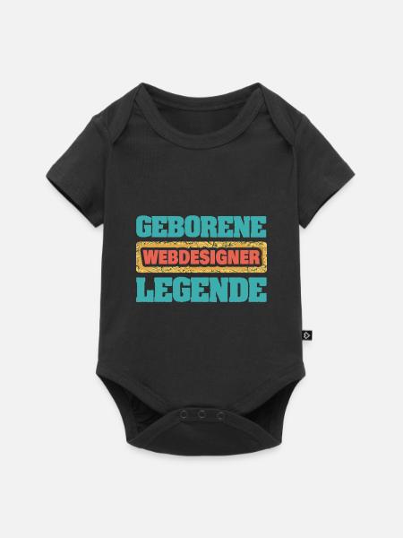 Webdesigner - Baby Premium Kurzarmbody - Schwarz