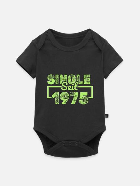 seit 1975 - Baby Premium Kurzarmbody - Schwarz