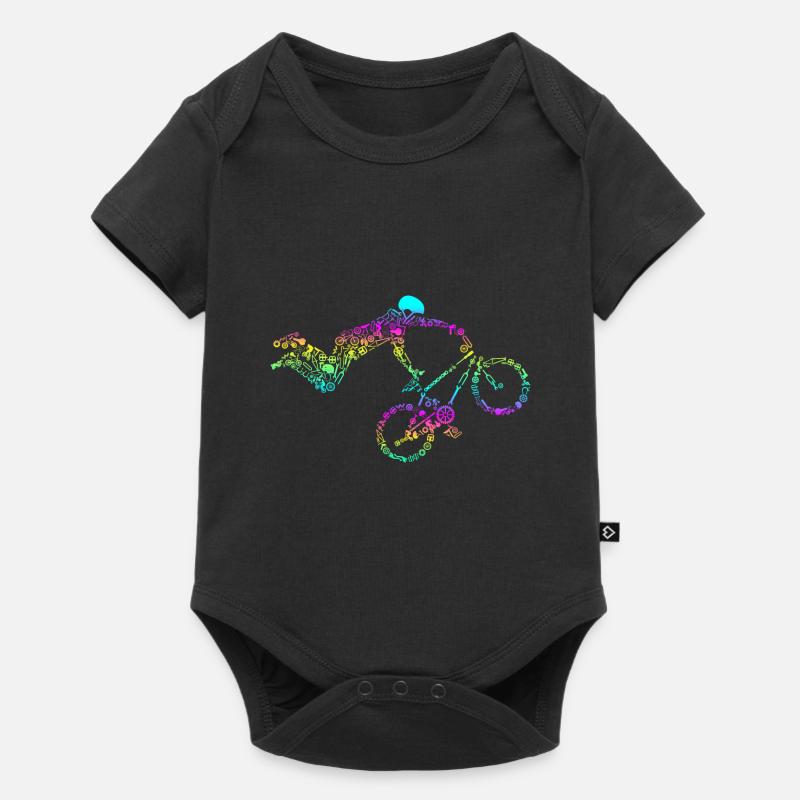 Le BMX - Body à manches courtes Premium Bébé - noir