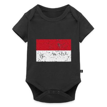 Indonesia - Baby Premium short-sleeve bodysuit - black - Front