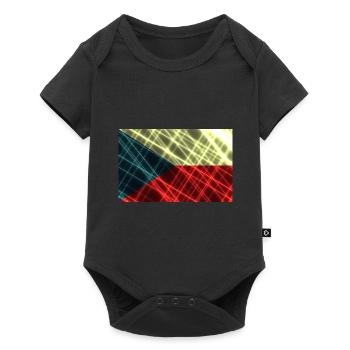 Tchéquie - Body à manches courtes Premium Bébé - noir - Devant