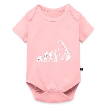 Kitesegeln - Baby Premium Kurzarmbody - Rosa - Vorne