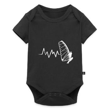 Kitesailing - Baby Premium short-sleeve bodysuit - black - Front