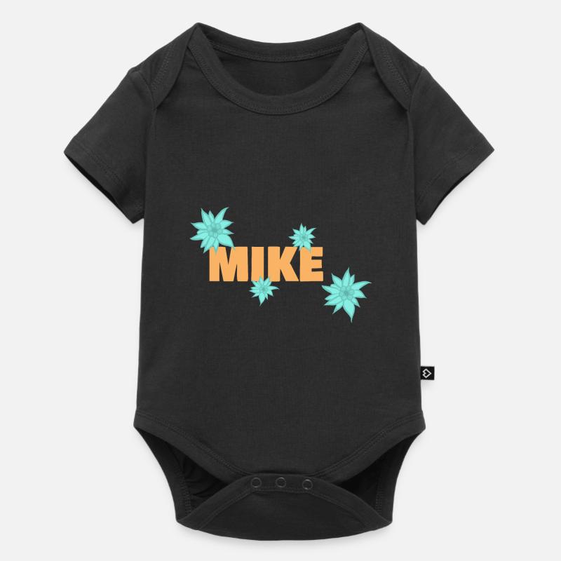 Mike - Baby Premium Kurzarmbody - Schwarz