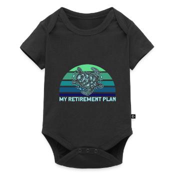 Turtle keeping Sea turtles Turtles - Baby Premium short-sleeve bodysuit - black - Front
