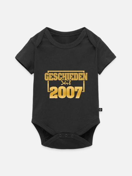Ehemann 2007 - Baby Premium Kurzarmbody - Schwarz