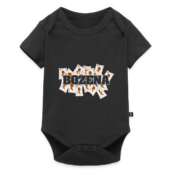 Bozena als Vegas - Baby Premium Kurzarmbody - Schwarz - Vorne