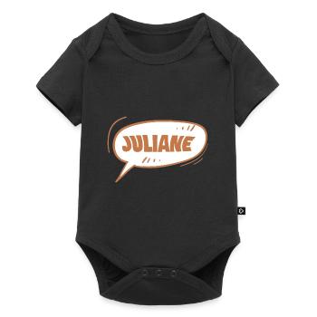 Juliane as Juliane - Baby Premium short-sleeve bodysuit - black - Front