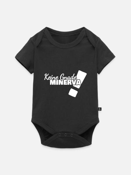 Minerva - Baby Premium Kurzarmbody - Schwarz