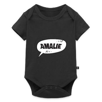 Cadeau pour Amalie - Body à manches courtes Premium Bébé - noir - Devant