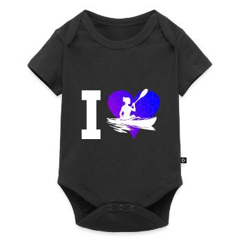 Kayak Hommes Femmes Canoë Kayak Kayak - Body à manches courtes Premium Bébé - noir - Devant