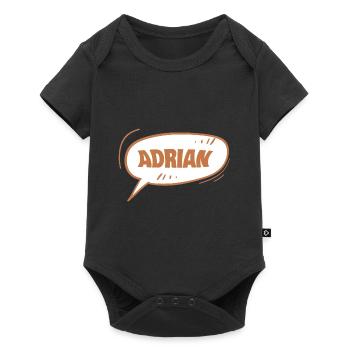 Adrian as Adrian - Baby Premium short-sleeve bodysuit - black - Front