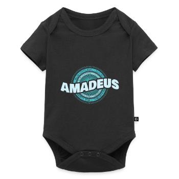Amadeus comme idée cadeau - Body à manches courtes Premium Bébé - noir - Devant
