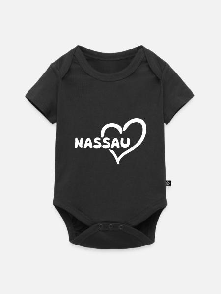 Nassau - Baby Premium Kurzarmbody - Schwarz